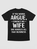 My Wife black T-shirt